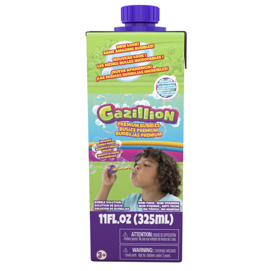 Gazillion Bubbles 325ml Solution In Box With Wand