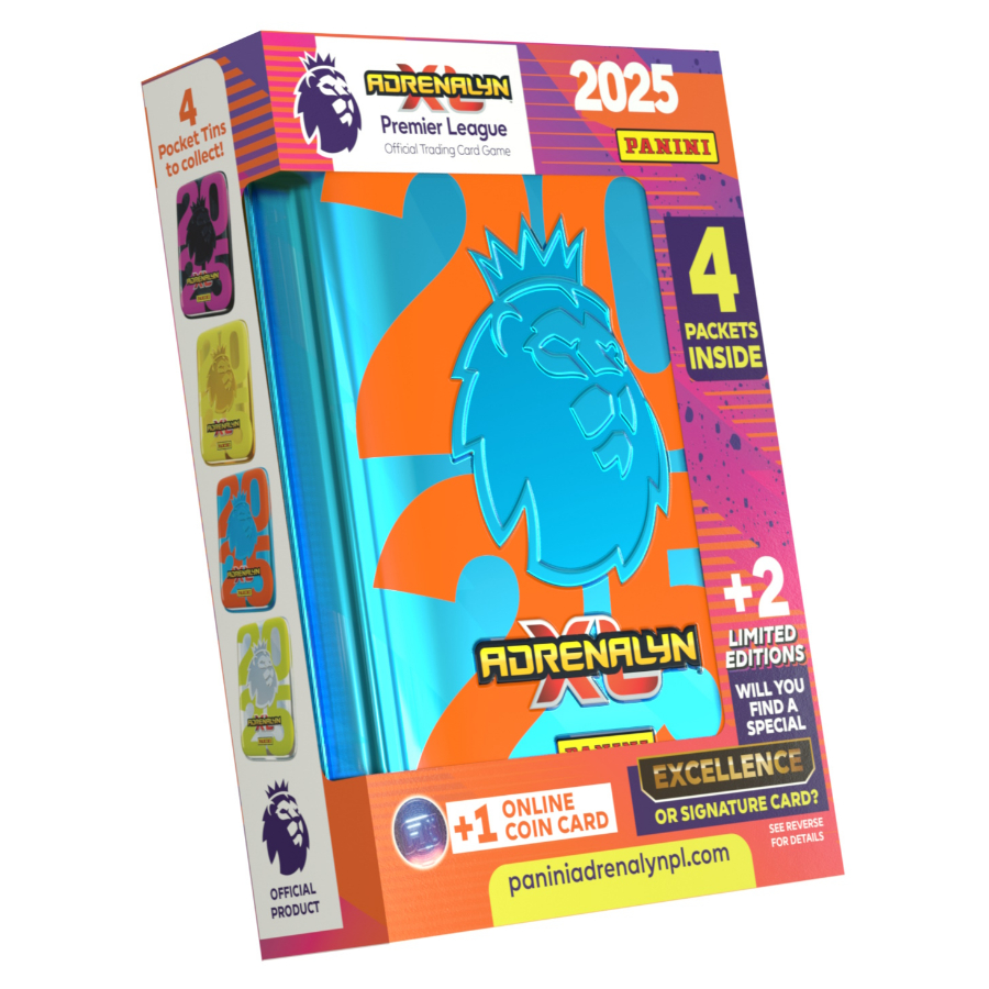 Panini Adrenalyn XL 2024-2025 EPL Soccer Cards Pocket Tin Assorted