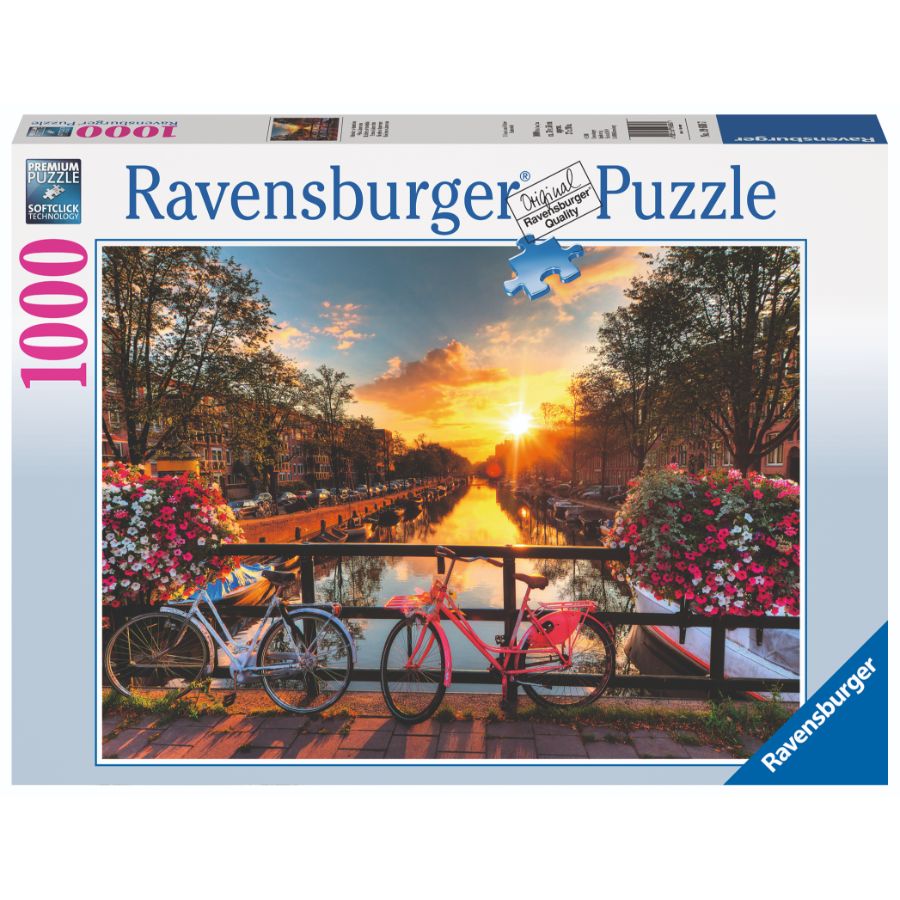Ravensburger Puzzle 1000 Piece Bicycles In Amsterdam