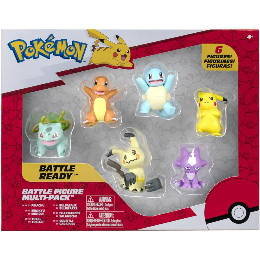 Pokemon Battle Figures 6 Pack