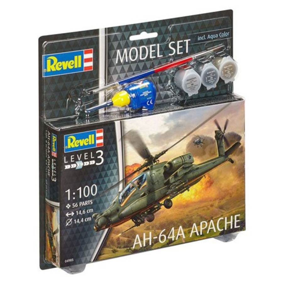 Revell Model Kit Gift Set 1:100 AA-64A Apache