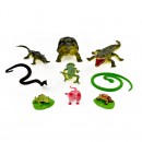 Animal World Figurines Reptiles 9 Piece Set