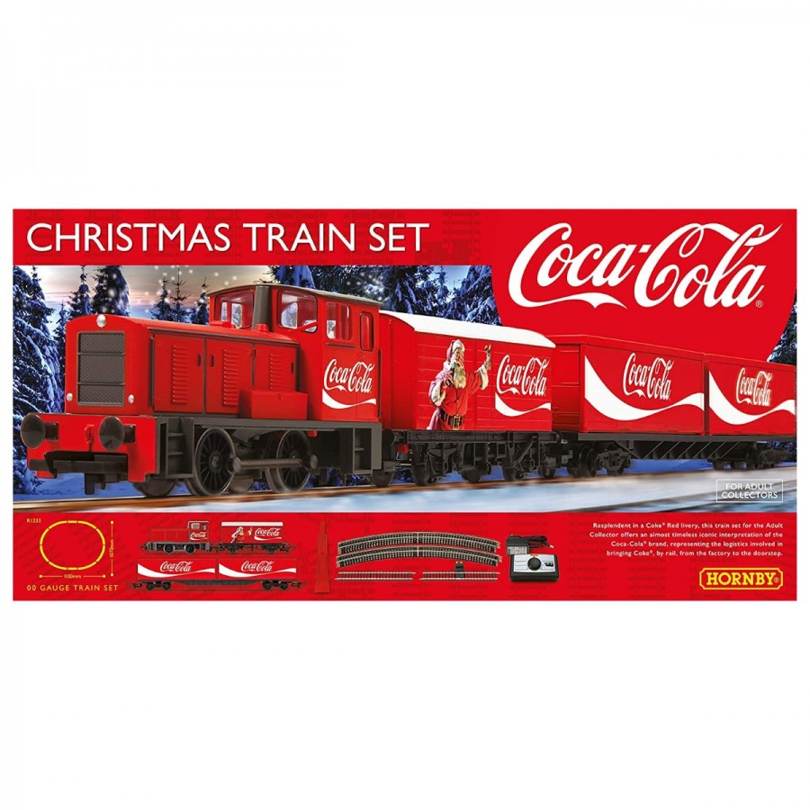 Hornby Rail Trains HO-OO Set Christmas Coke