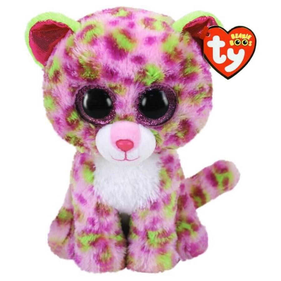 Beanie Boos Regular Plush Lainey Pink Leopard