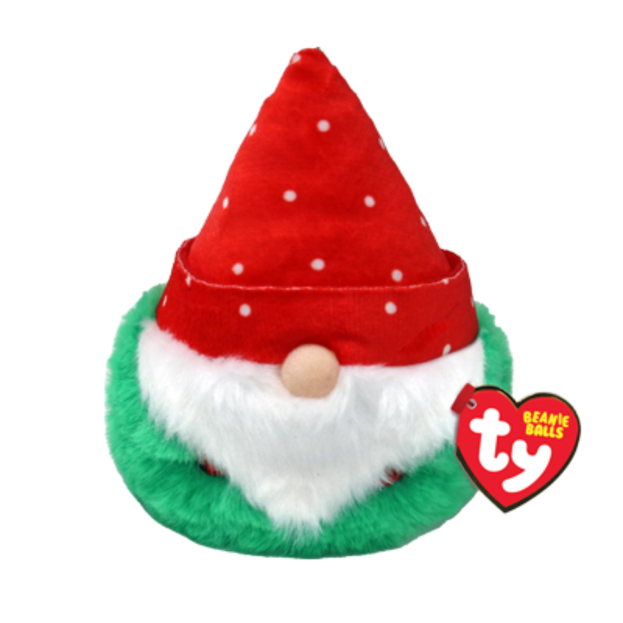 Beanie Boos Ty Puffies Topsy Red Hat Gnome