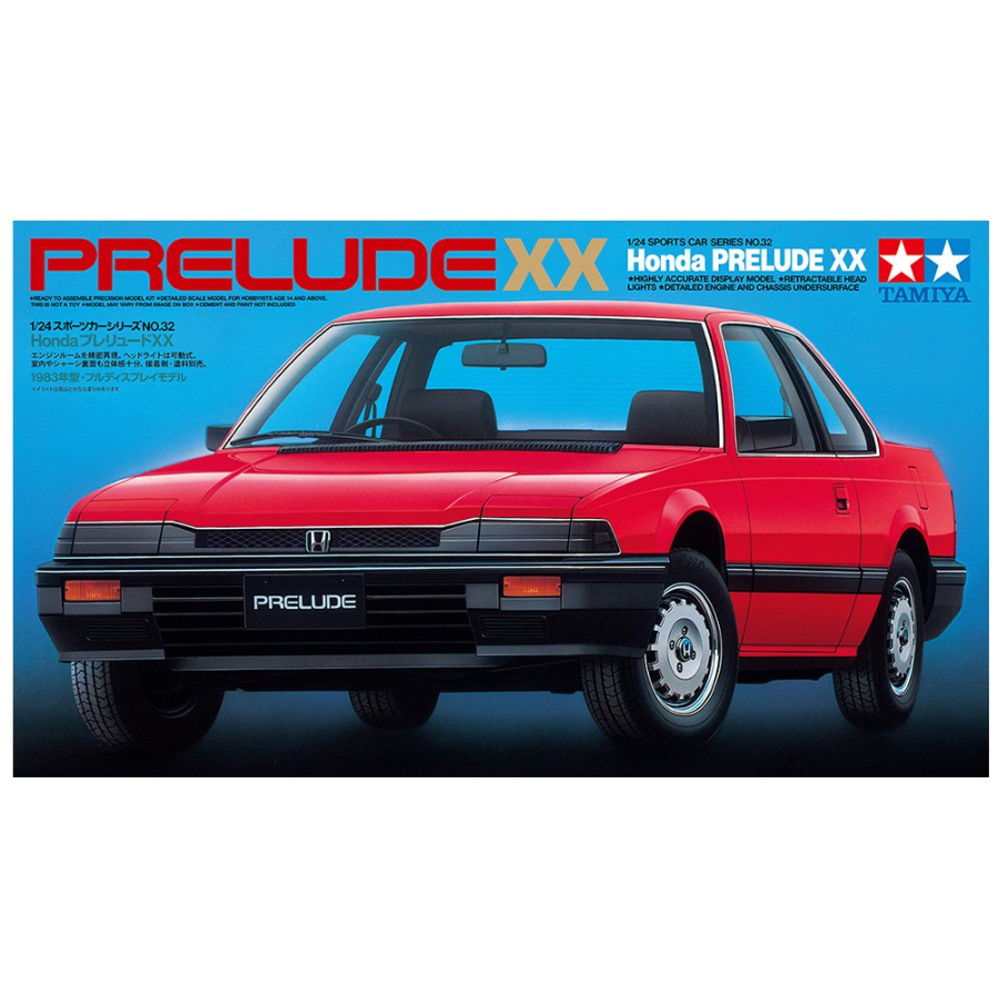 Tamiya Model Kit 1:24 Honda Prelude XX