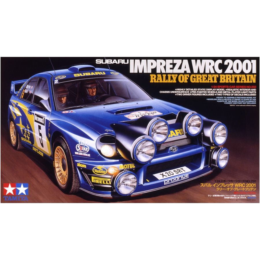 Tamiya Model Kit 1:24 Impreza WRC 2001 GR BRI