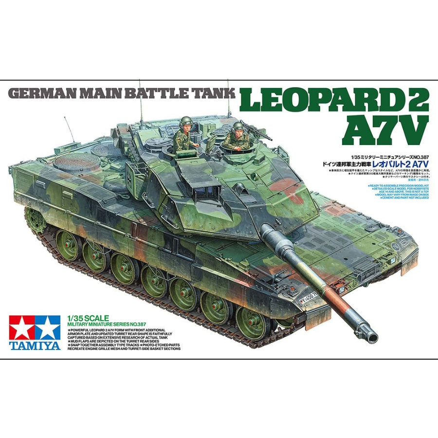 Tamiya Model Kit 1:35 Leopard 2 A7V