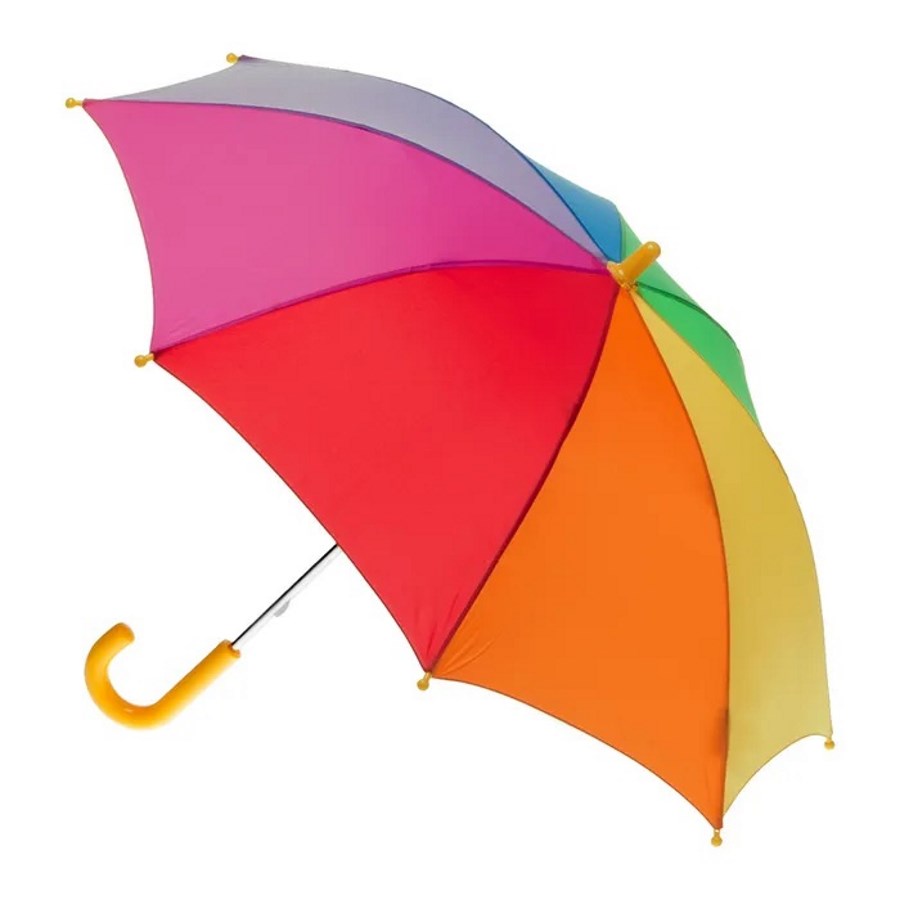 Umbrella For Kis Rainbow With Fibreglass Ribs