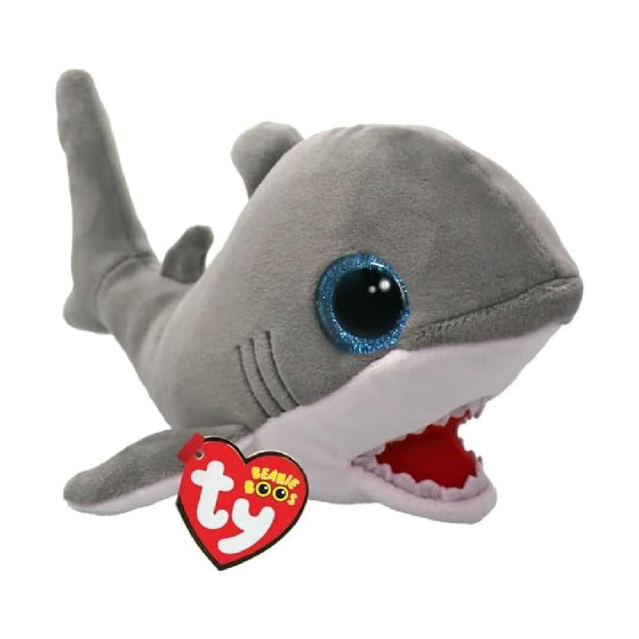 Ty Beanie Boos Regular Plush Finnegan Shark Gray