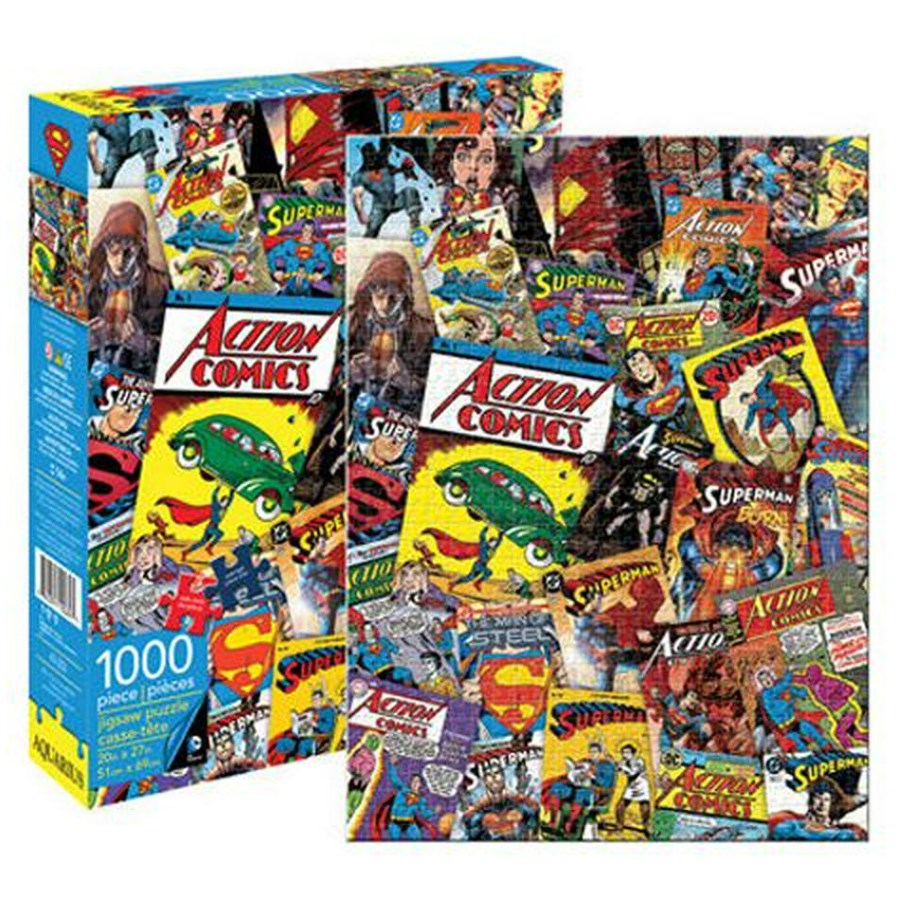 DC Comics Superman Retro Collage 1000 Piece Puzzle