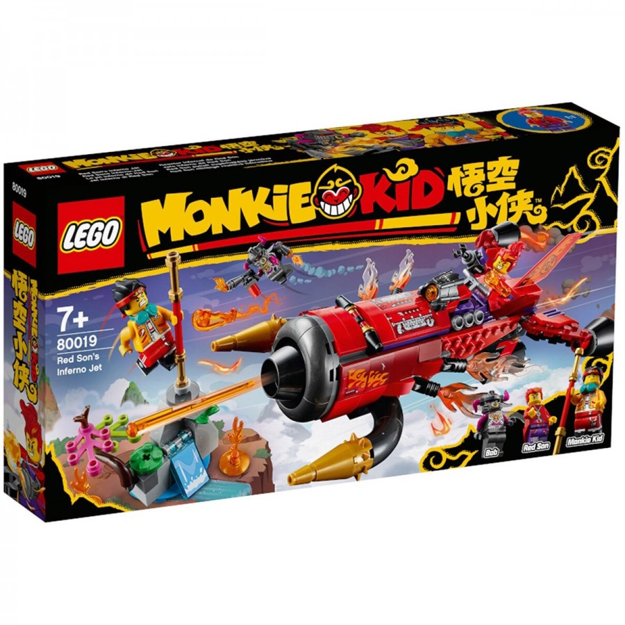 LEGO Monkie Kid Red Sons Inferno Jet