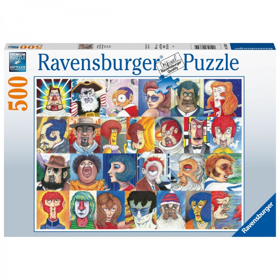 Ravensburger Puzzle 500 Piece Typefaces