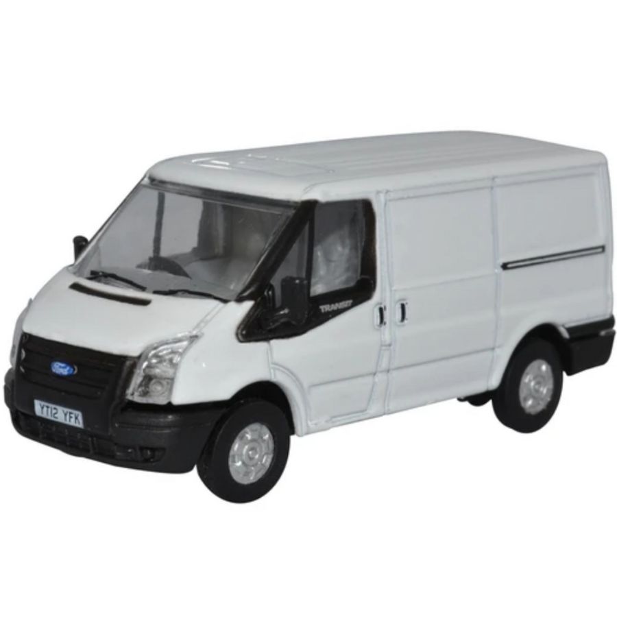 Oxford Diecast 1:76 Frozen White New Ford Transit Van