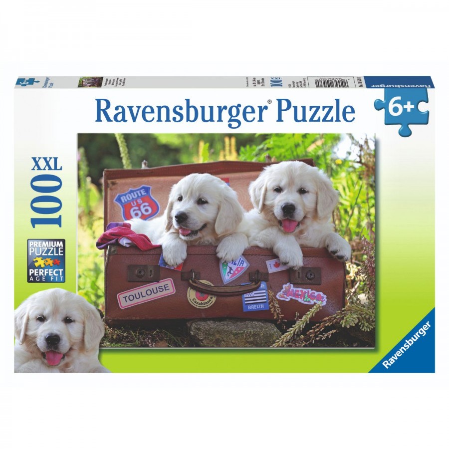 Ravensburger Puzzle 100 Piece Travelling Puppies