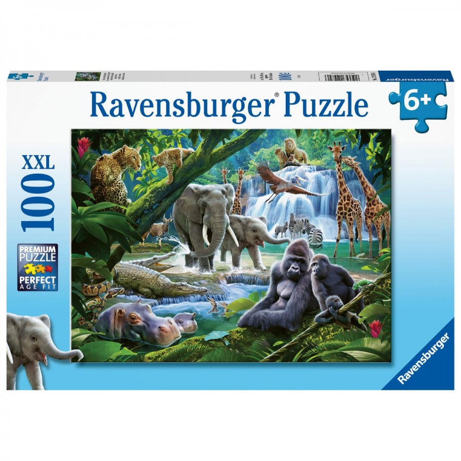 Ravensburger Puzzle 100 Piece Jungle Animals