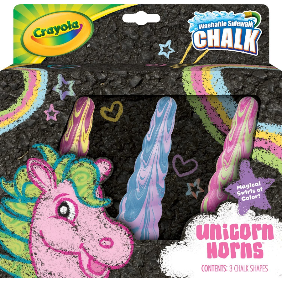 Crayola Unicorn Sidewalk Chalk 3 Pack