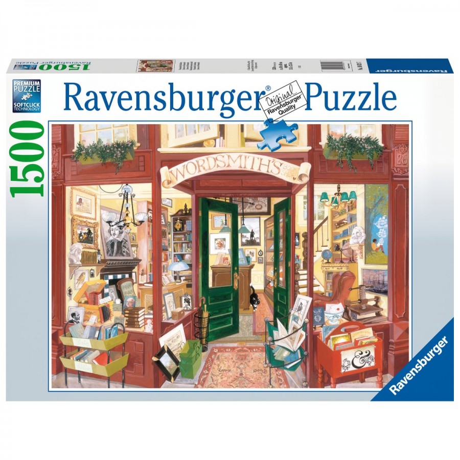 Ravensburger Puzzle 1500 Piece Wordsmiths Bookshop