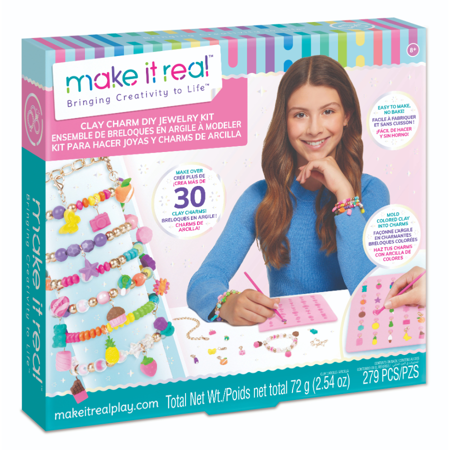 Make It Real Clay Charm Factory DIY Jewelry Kit