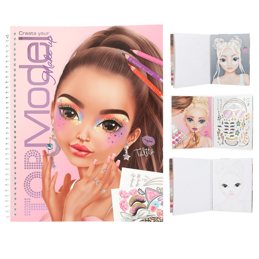 Top Model Craft Make Up Stickers Activity Book