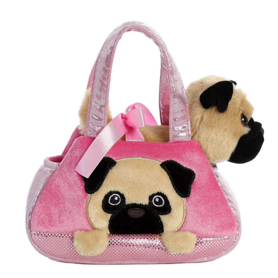 Fancy Pal Pug In Pink Pug Bag