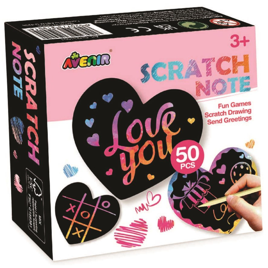 Avenir Scratch Note Book Assorted