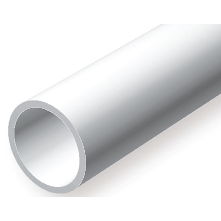 Evergreen Styrene Tube 0.250 x 14 Inch 3 Pack