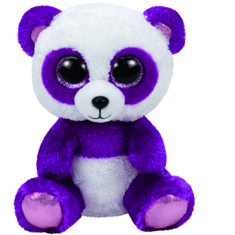 Beanie Boos Medium Plush Boom Boom Purple Panda