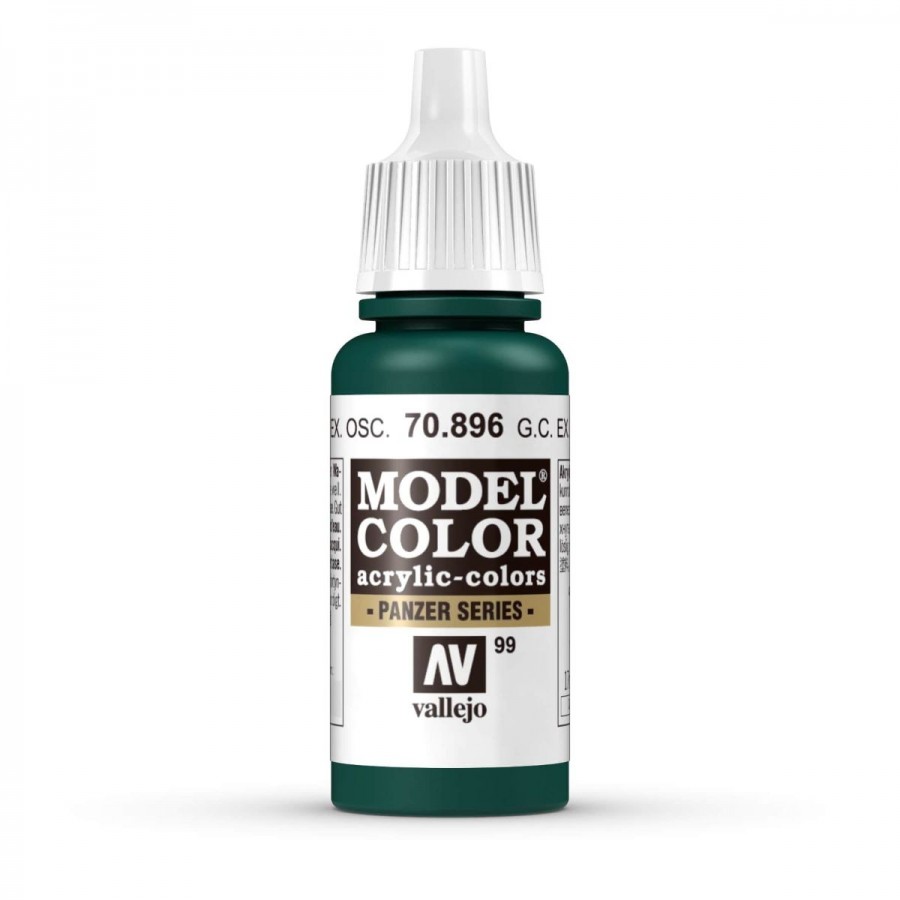 Vallejo Acrylic Paint Model Colour German Camouflage Extra Dark Green 17ml