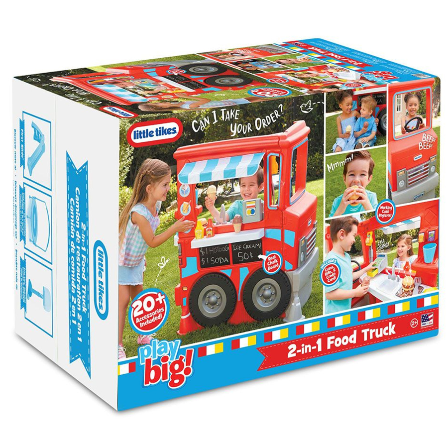 Little Tikes 2 In 1 Pretend Play Food Truck Kitchen