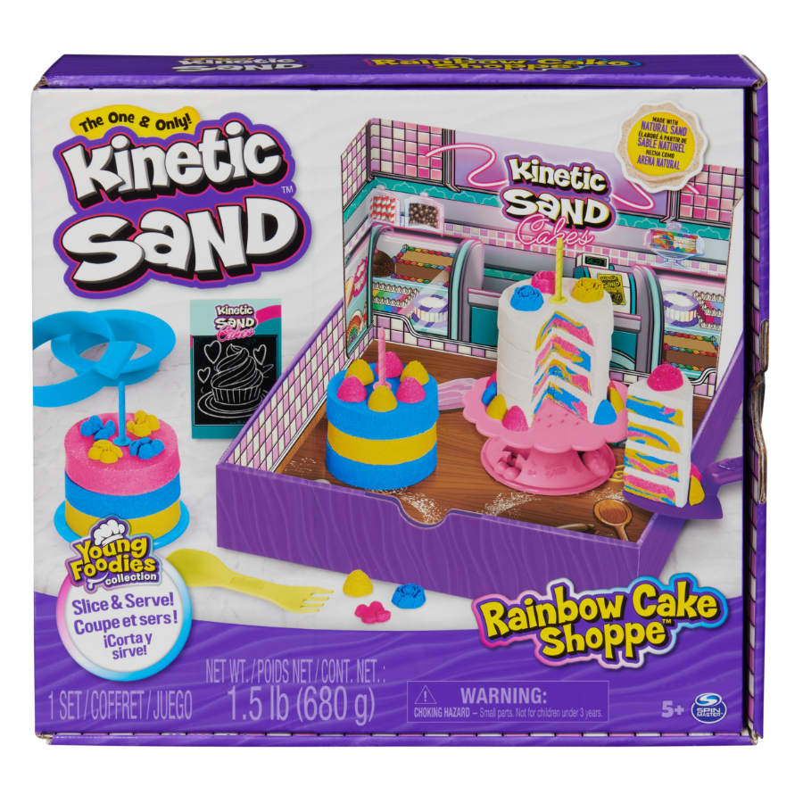 Kinetic Sand Rainbow Cake Shoppe Playset