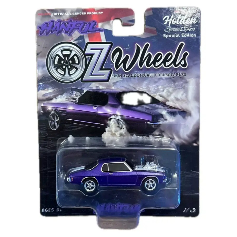 Oz Wheels Diecast 1:64 Hanful Monaro Purple