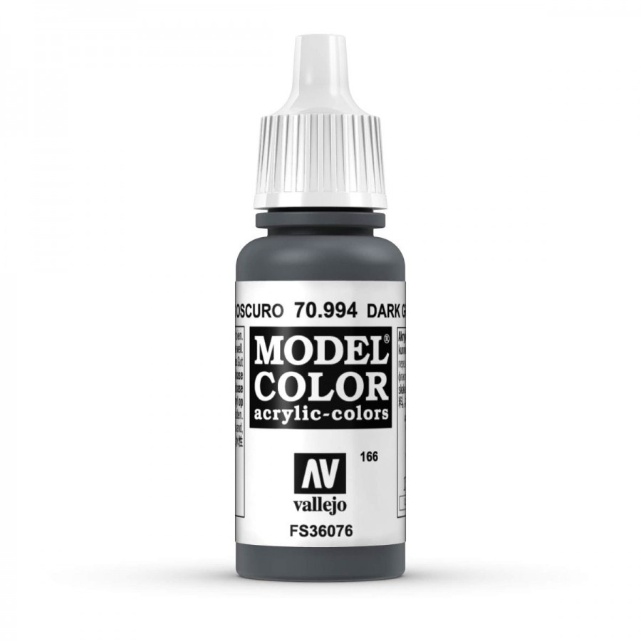 Vallejo Acrylic Paint Model Colour Dark Grey 17ml