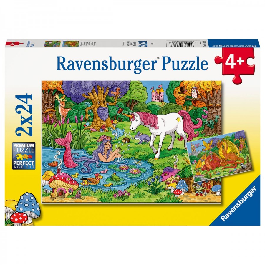 Ravensburger Puzzle 2x24 Piece Magical Forest