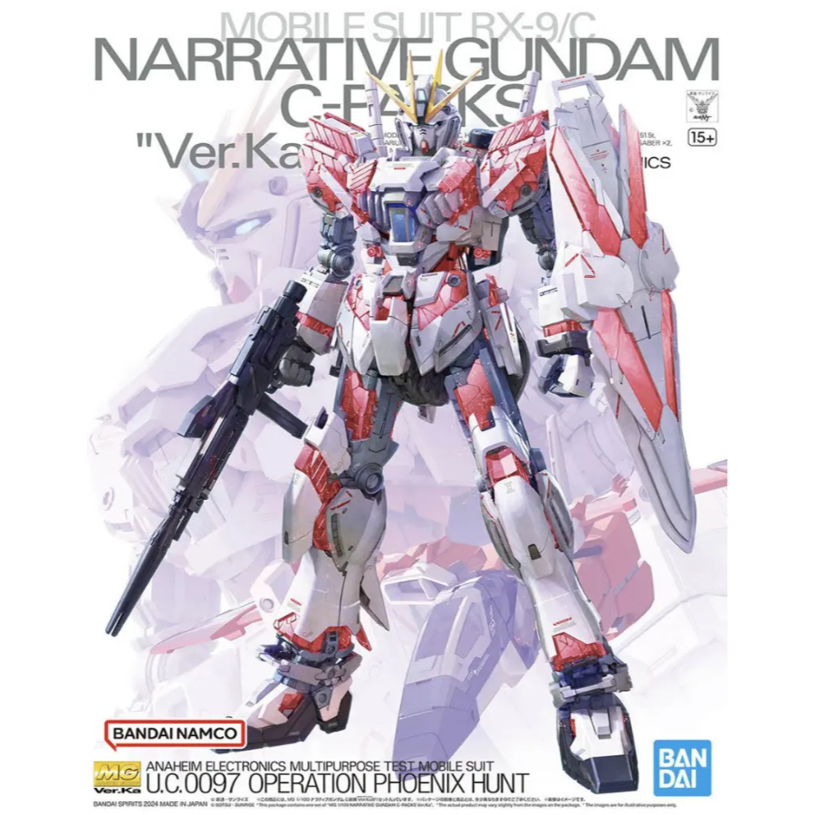 Gundam Model Kit 1:100 MG Narrative Gundam C-Packs Ver Ka