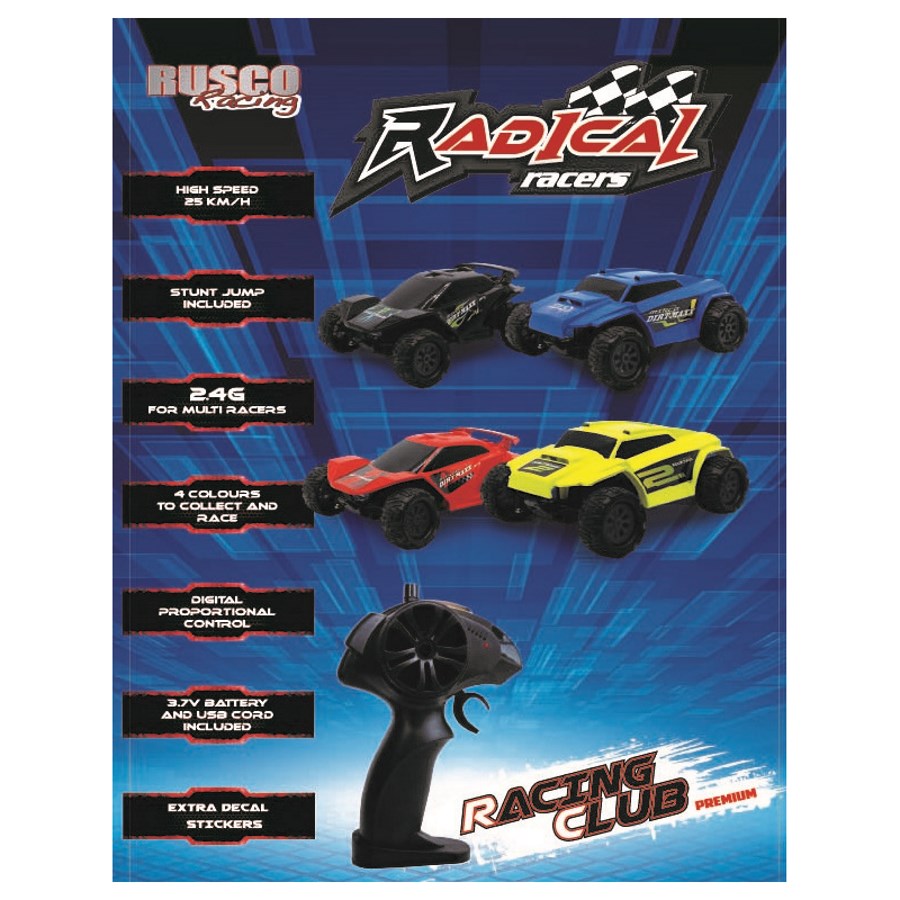 Rusco Racing Radio Control 1:30 Radical Racer Buggy & Jump Ramp