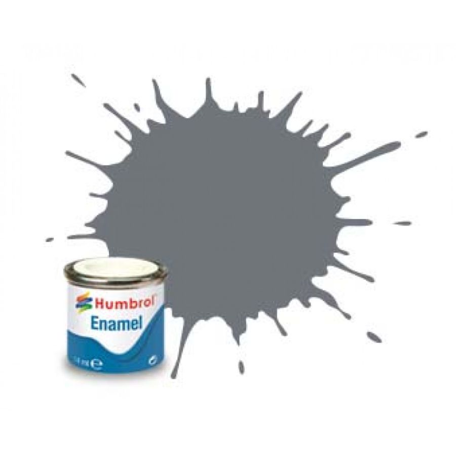 Humbrol Enamel Paint Sea Grey Satin