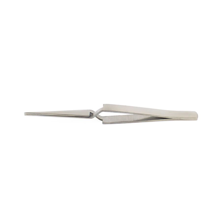 Excel Tools Stainless Pointed Self Closing Tweezer 4.5 Inch