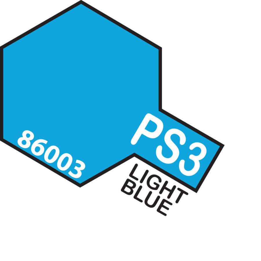 Tamiya Spray Polycarb Paint PS3 Light Blue PC