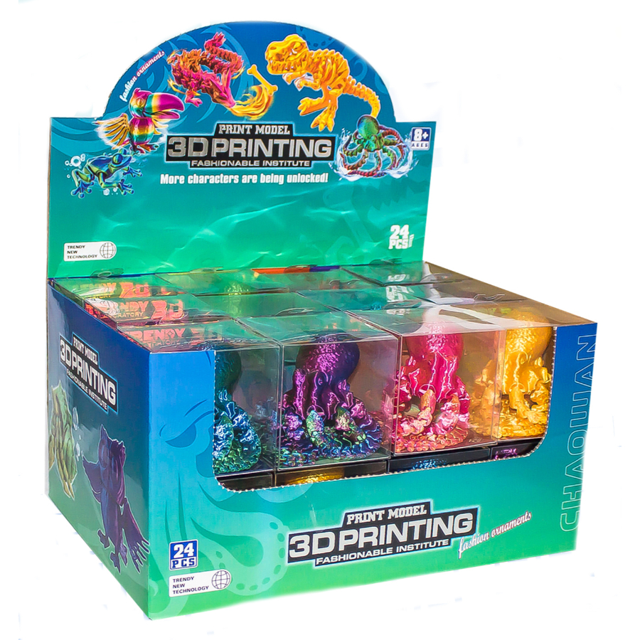 Sensory Octopus 3D Printed Assorted