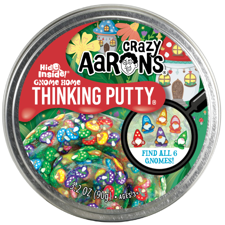 Crazy Aarons Thinking Putty 10cm Hide Inside Gnome Home