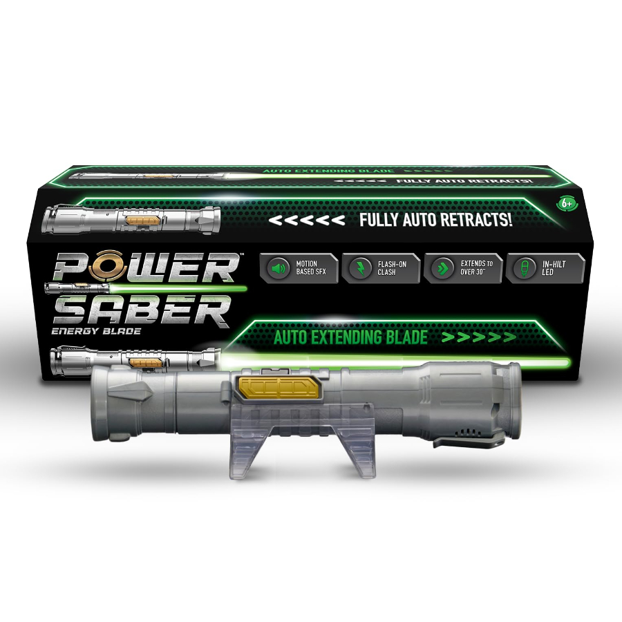 Power Saber Auto Extending Energy Blade Green