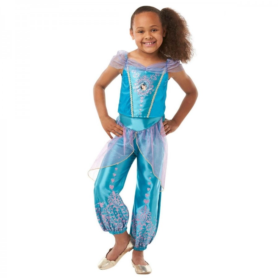 Jasmine Gem Princess Kids Dress Up Costume Size 4-6