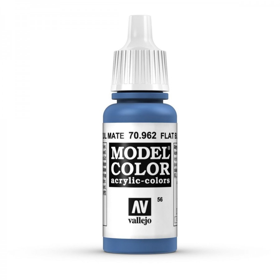 Vallejo Acrylic Paint Model Colour Flat Blue 17ml