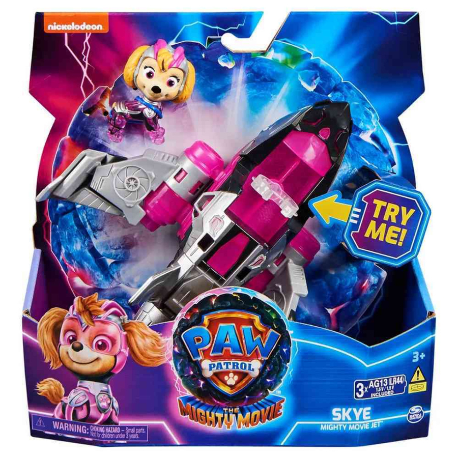 Paw Patrol The Mighty Movie Vehicle & Figure Assorted