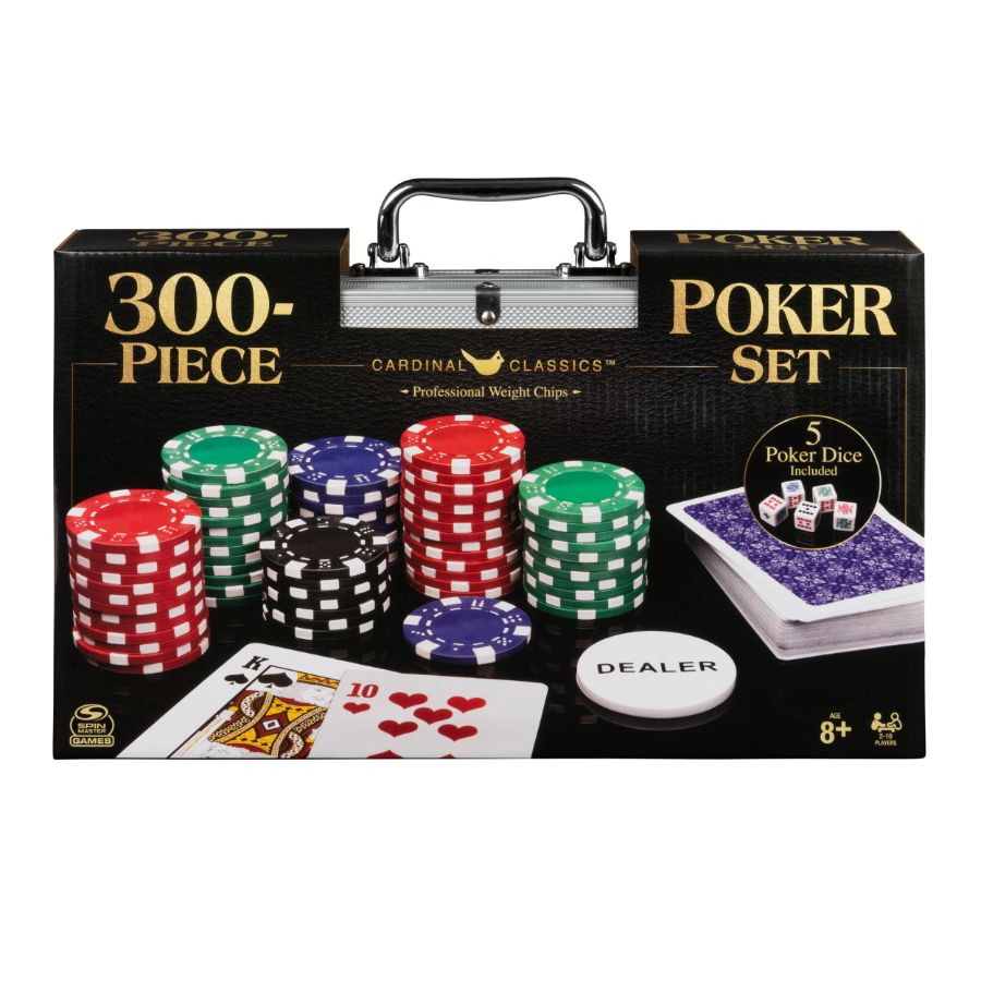 Cardinal Classics Poker Set 300 Piece With 11.5g Chips In Aluminium Carry Case