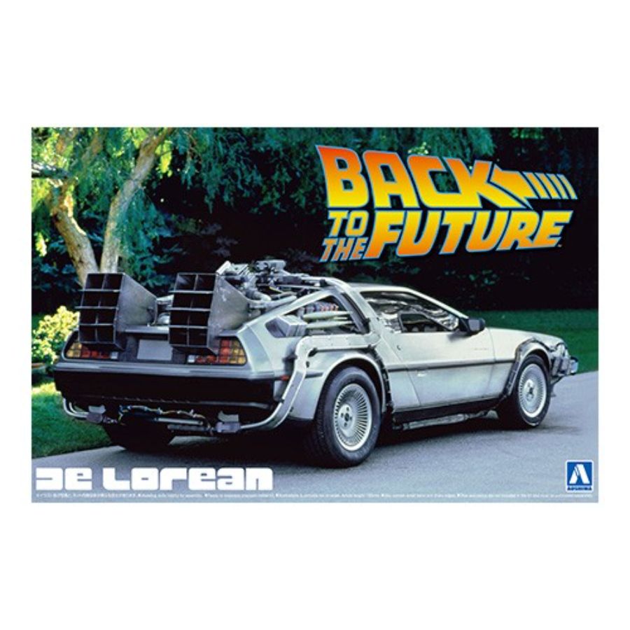 Aoshima Model Kit 1:24 Back To The Future Part I Delorean