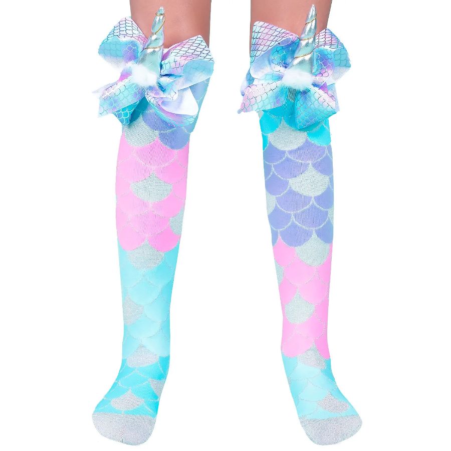 Madmia Socks Magic Pearls With Unicorn Bow