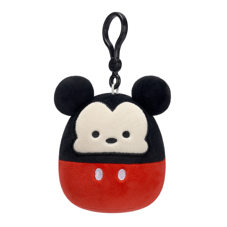 Squishmallows 3.5 Inch Clip On Plush Disney Assorted