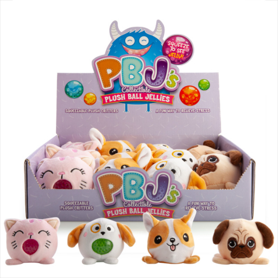 Plush Ball Jellies Squishy Pets Assorted